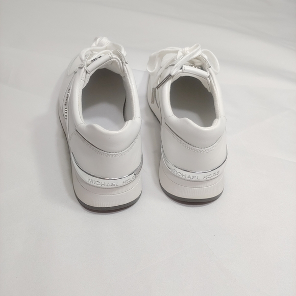 Michael Kors new Size 8 Allie trainer leather sneakers - Picture 5 of 9